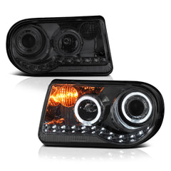 2005-2010 Chrysler 300C Smoked Headlight