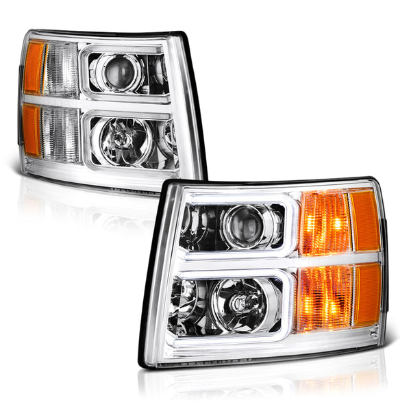 2007-2013 Chevrolet Silverado 1500 Chrome Headlight