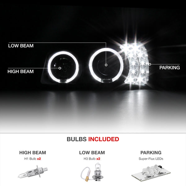 2003-2006 Chevrolet Silverado 1500 | 2500 | 3500 Black Headlight