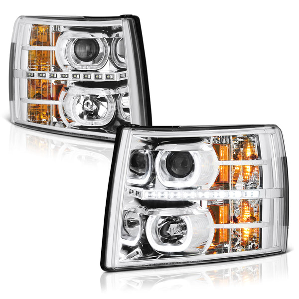 2007-2013 Chevrolet Silverado 1500 Chrome Headlight