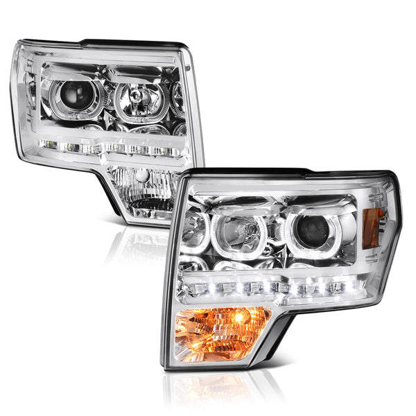 2009-2014 Ford F-150 Chrome Headlight