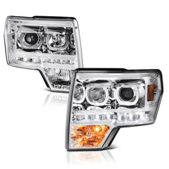 2009-2014 Ford F-150 Chrome Headlight