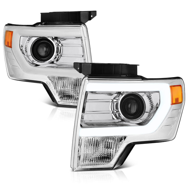 2009-2014 Ford F-150 Chrome Headlight