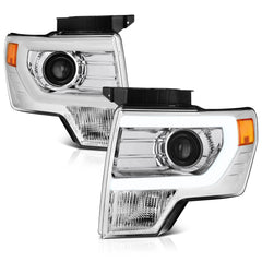 2009-2014 Ford F-150 Chrome Headlight