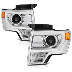 2009-2014 Ford F-150 Chrome Headlight