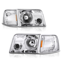 1993-1997 Ford Ranger Chrome Headlight