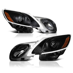2006-2011 Lexus GS Series Black Headlight