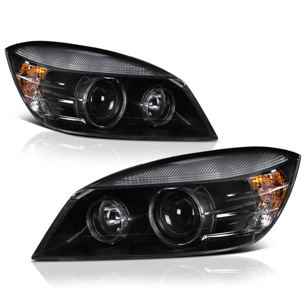 2008-2011 Mercedes-Benz W204 C-Class Black Headlight