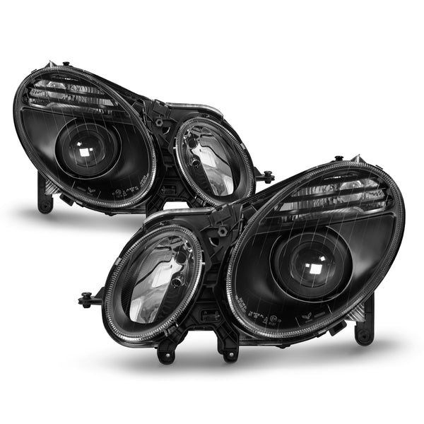2003-2006 Mercedes-Benz W211 E-Class Black Headlight