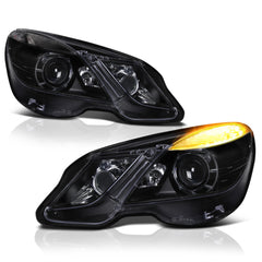 2010-2013 Mercedes-Benz W212 E-Class Black Headlight