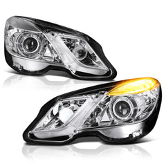 2010-2013 Mercedes-Benz W212 E-Class Chrome Headlight