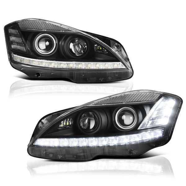 2007-2013 Mercedes-Benz W221 S-Class Black Headlight