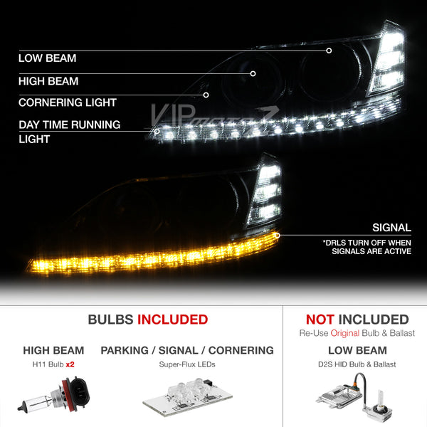 2007-2013 Mercedes-Benz W221 S-Class Chrome Headlight
