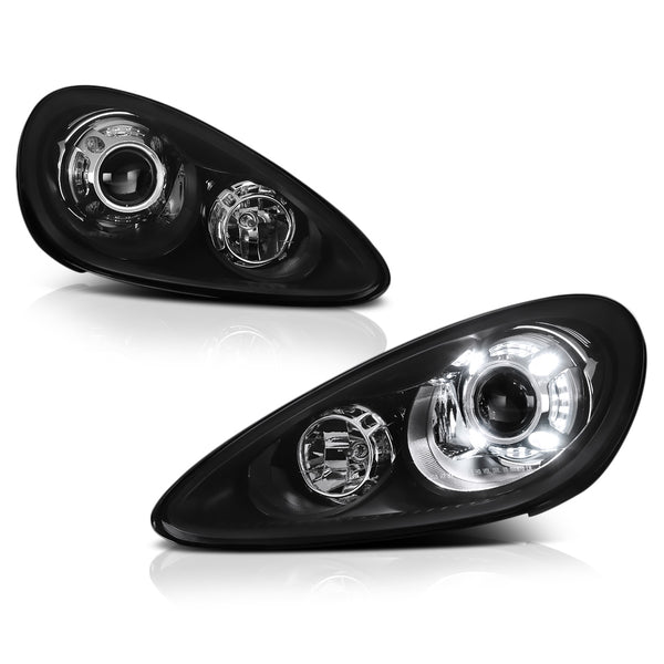 2011-2014 Porsche Cayenne Black Headlight