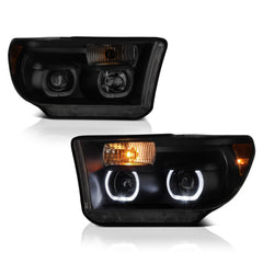 2007-2013 Toyota Tundra Sinister Black Headlight