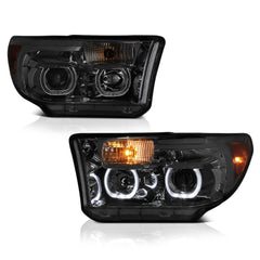 2007-2013 Toyota Tundra Smoked Headlight