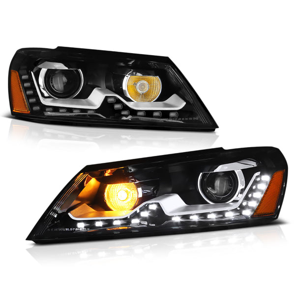 2012-2015 Volkswagen B7 Passat Black Headlight