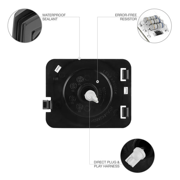 2007-2017 Jeep Wrangler Smoked Accesories