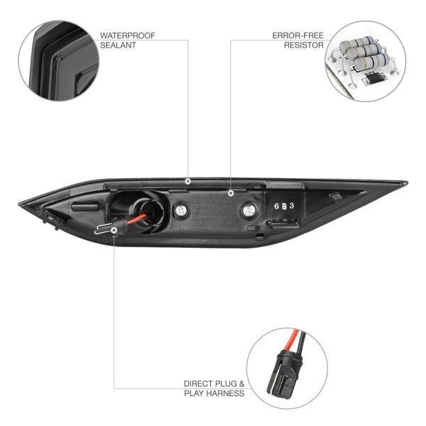2011-2014 Porsche Cayenne Smoked Accesories