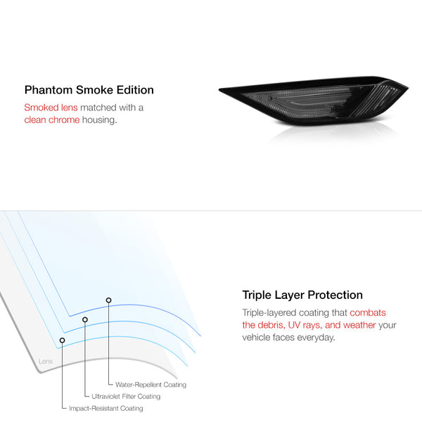 2011-2014 Porsche Cayenne Smoked Accesories