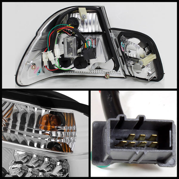 2002-2005 BMW E46 3-Series Chrome Tail Light