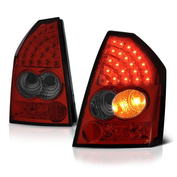 2005-2007 Chrysler 300C Rosso Burgundy Tail Light