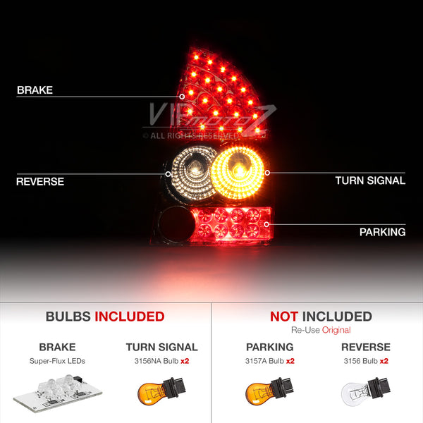 2008-2010 Chrysler 300C Smoked Tail Light
