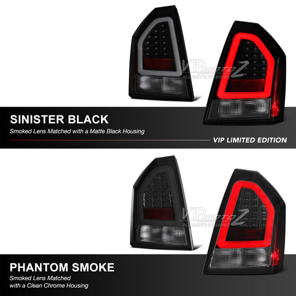 2008-2010 Chrysler 300C Sinister Black Tail Light
