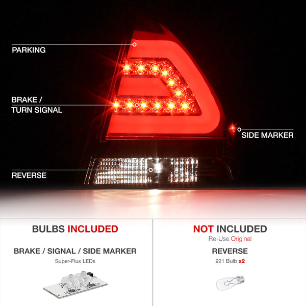 2006-2013 Chevrolet Impala Rosso Burgundy Tail Light