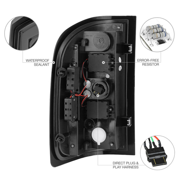 2007-2013 Chevrolet Silverado 1500 | 2500HD | 3500HD Smoked Tail Light