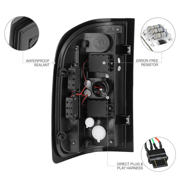 2010-2012 Chevrolet Silverado 1500 | 2500HD | 3500HD Smoked Tail Light