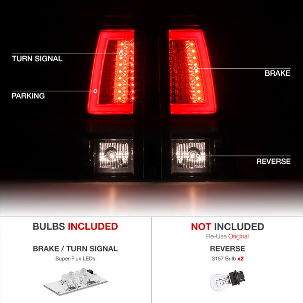 1999-2002 Chevrolet Silverado 1500 | 2500 | 3500 Chrome Tail Light