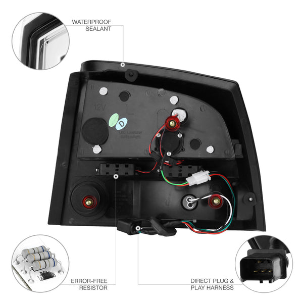 2009-2010 Dodge Charger Chrome Tail Light
