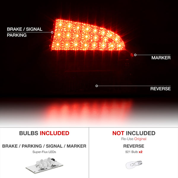 2009-2010 Dodge Charger Rosso Red Tail Light