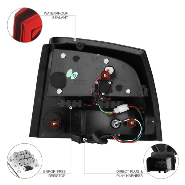 2009-2010 Dodge Charger Rosso Red Tail Light