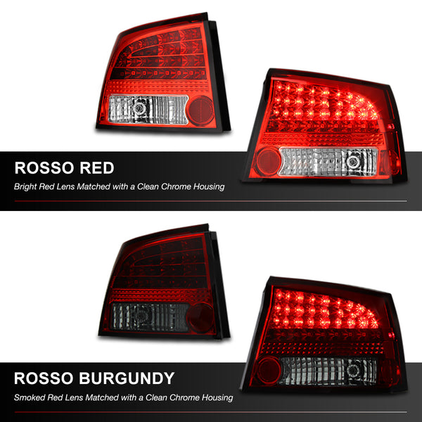 2009-2010 Dodge Charger Rosso Burgundy Tail Light