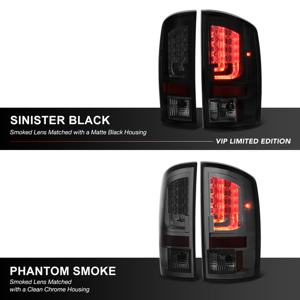 2002-2006 Dodge RAM 1500 Sinister Black Tail Light