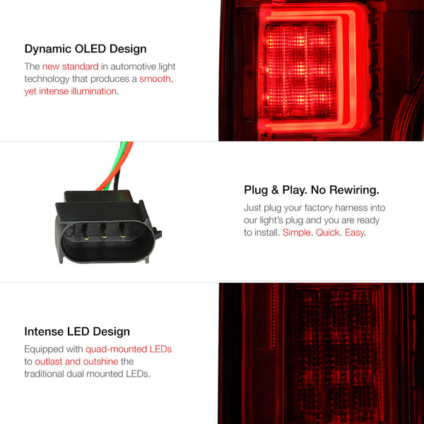 2015-2017 Ford F-150 Red Tail Light