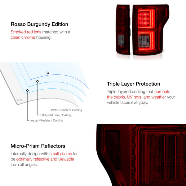 2015-2017 Ford F-150 Red Tail Light