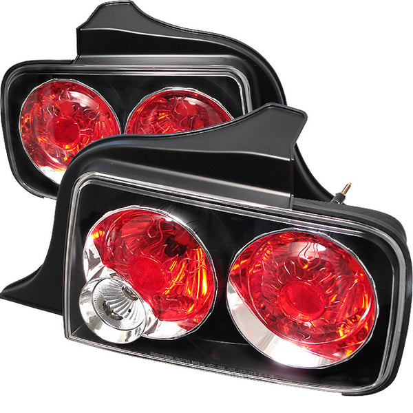 2005-2009 Ford Mustang Black Tail Light