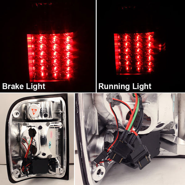 1993-2000 Ford Ranger Rosso Red Tail Light