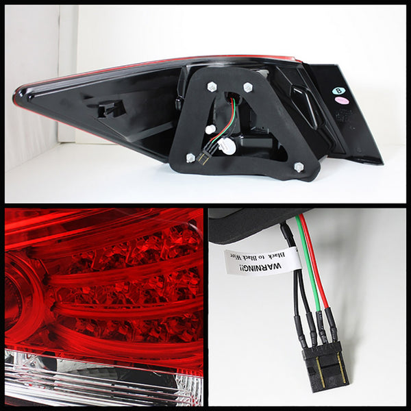 2008-2012 Honda Accord Rosso Red Tail Light