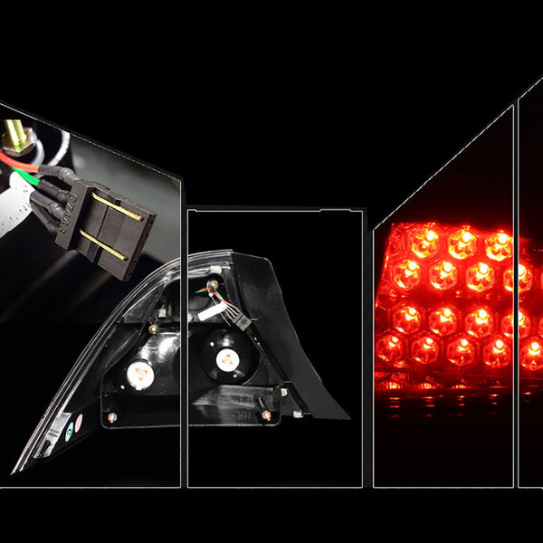 2004-2005 Honda Civic Rosso Red Tail Light