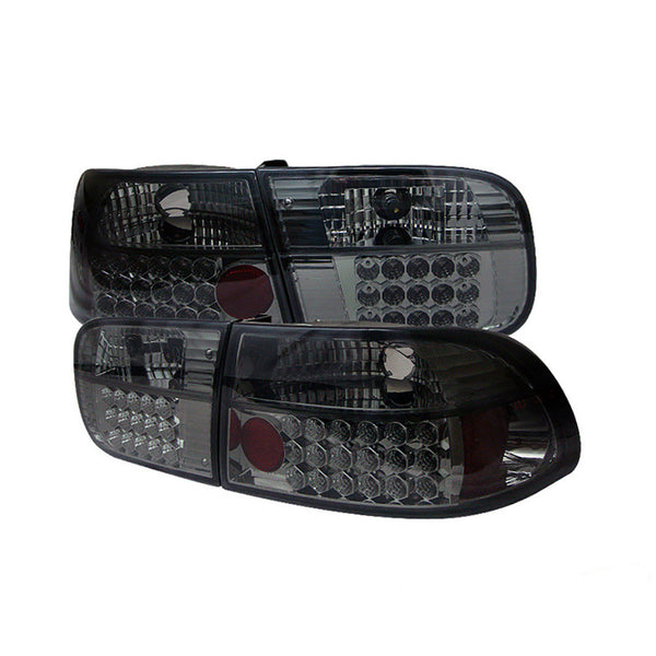 1992-1995 Honda Civic Smoked Tail Light
