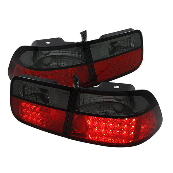 1996-1998 Honda Civic Rosso Burgundy Tail Light
