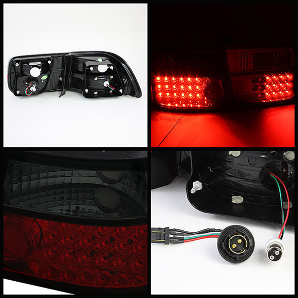 1996-1998 Honda Civic Rosso Burgundy Tail Light