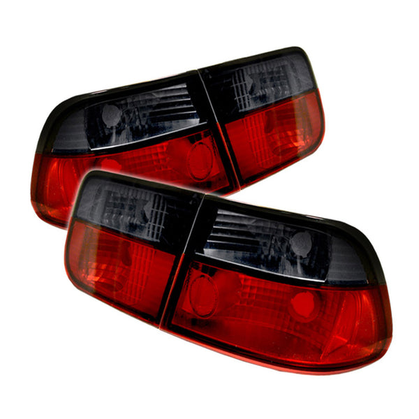 1996-1998 Honda Civic Rosso Burgundy Tail Light