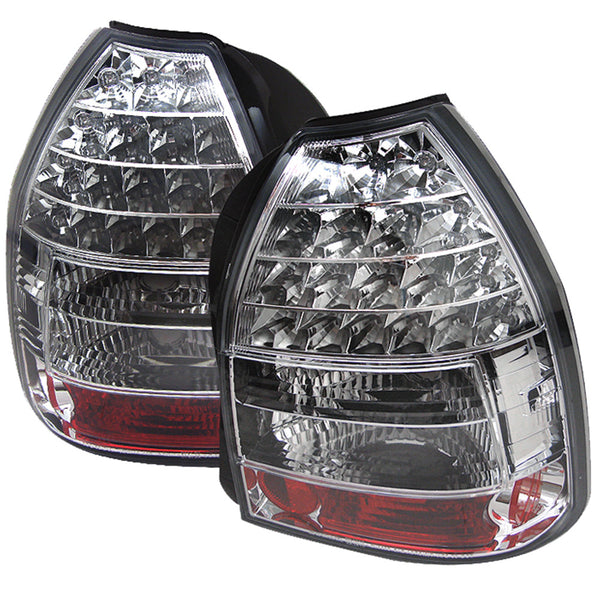 1996-2000 Honda Civic Chrome Tail Light