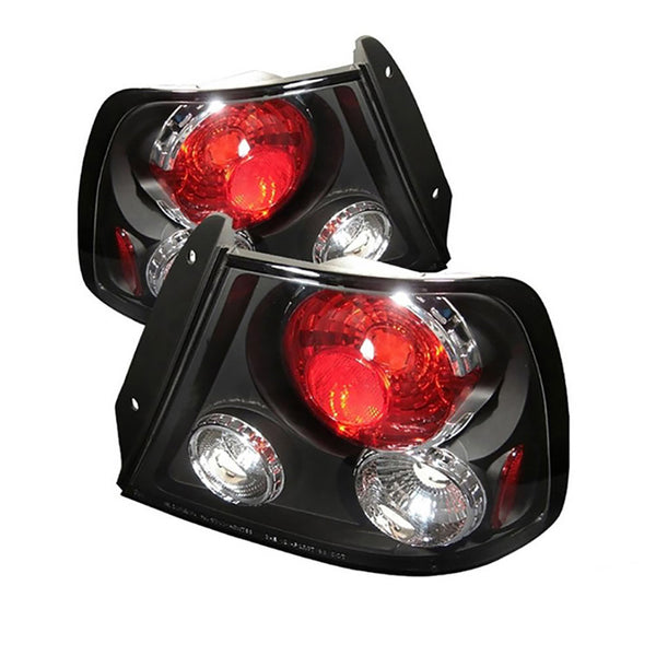 2000-2002 Hyundai Accent Black Tail Light