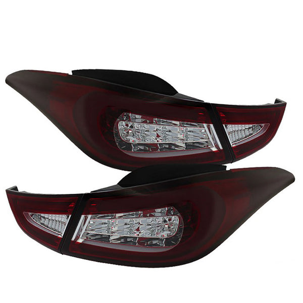 2011-2013 Hyundai Elantra Rosso Red Tail Light